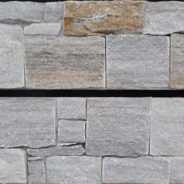 Golden Vein Quartzite - Cement Backed Walling