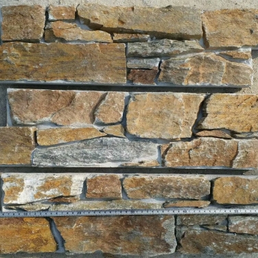 Rustic Quartzite Cement Backed Walling